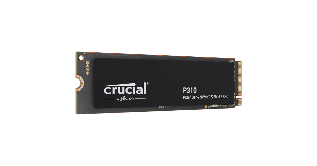 CrucialP310 500 GB SSD  (Zwart, CT500P310SSD8, PCIe Gen 4.0 x4, NVMe 2.0)