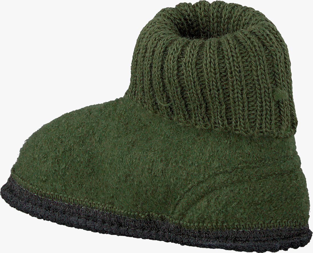 BERGSTEIN groene bergstein pantoffels cozy