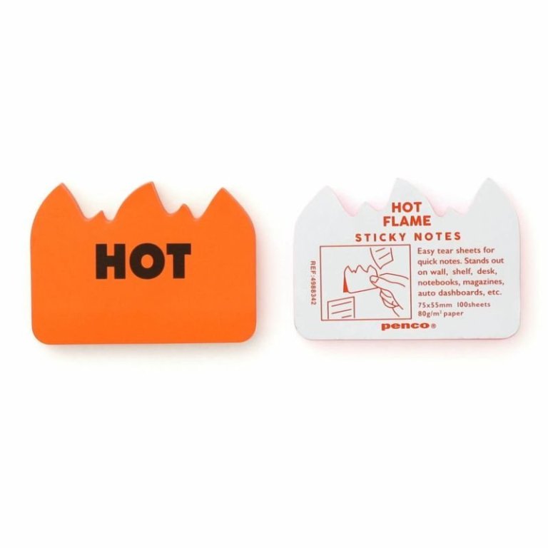 Hot Flame Sticky Notes