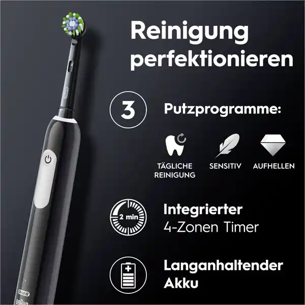 PRO Series 1 Elektrische Zahnbürste Black