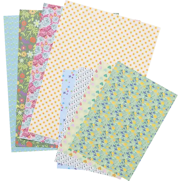 Papierbastelset im Koffer Frühling