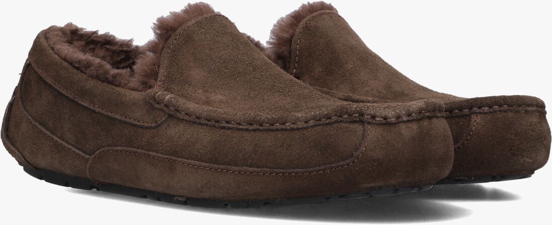 bruine ugg pantoffels ascot