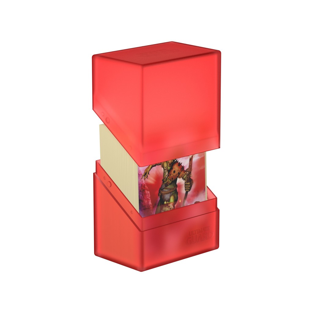 Ultimate Guard Boulder™ Deck Case 60+ taille standard Ruby