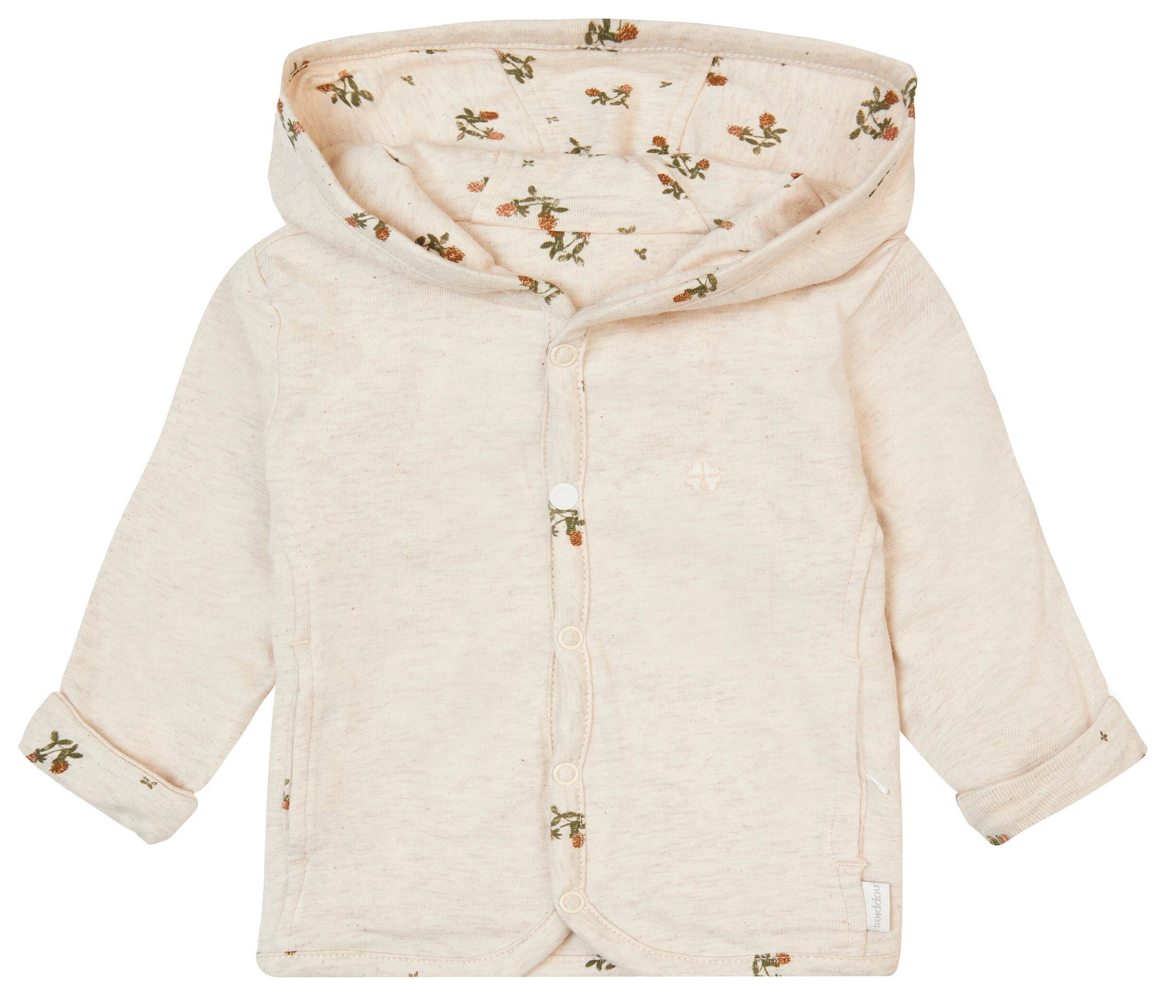 Noppies Baby Strickjacke Niederau - Reversible Oatmeal