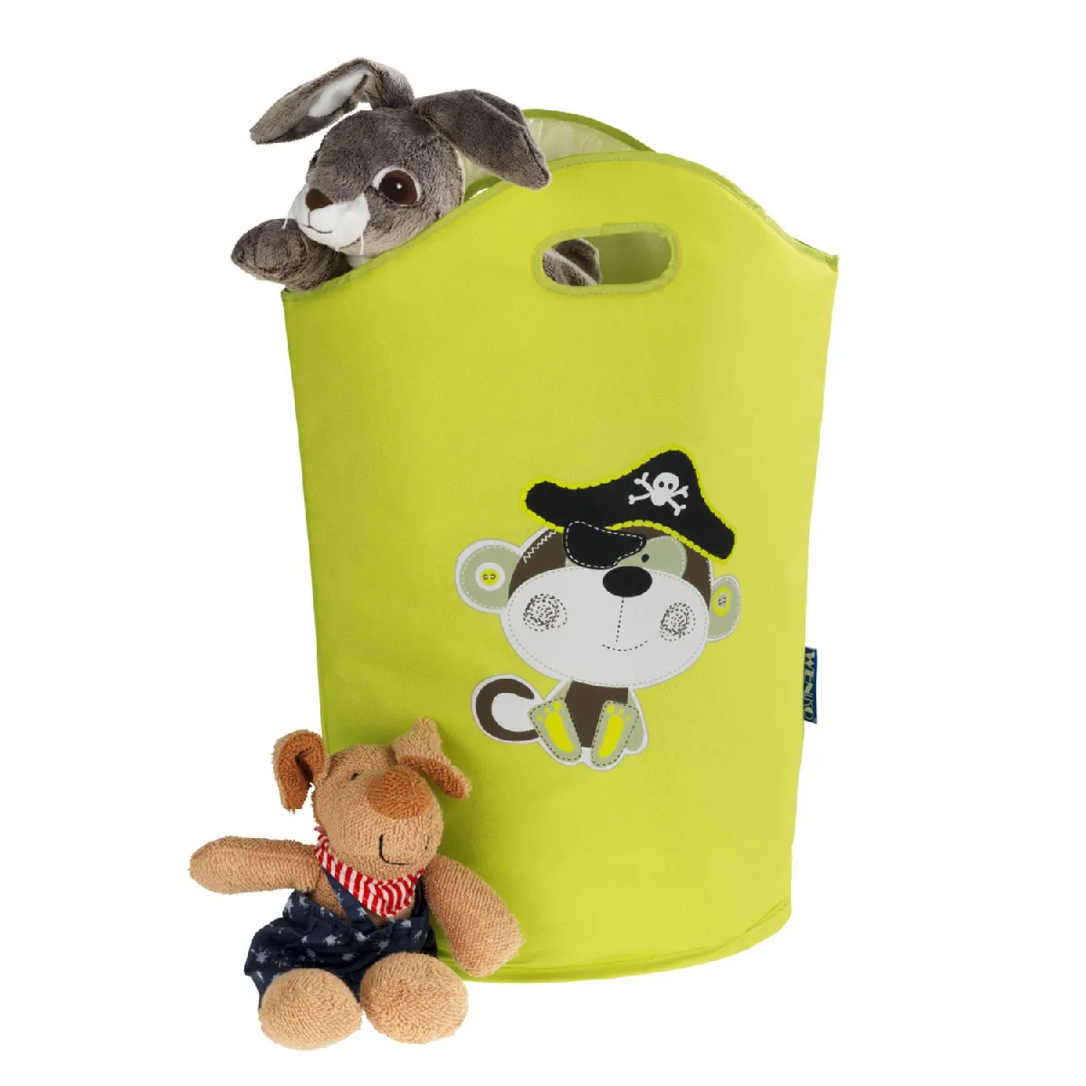 Wenko Panier à linge enfant Anton - Vert anis