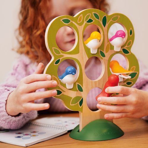 SmartGames - 5 Little Birds - Bordspel - Houten - 60 Opdrachten