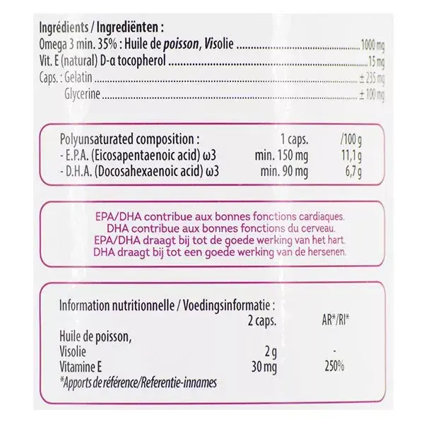 Be-Life Omega 3 Magnum 180 cápsulas