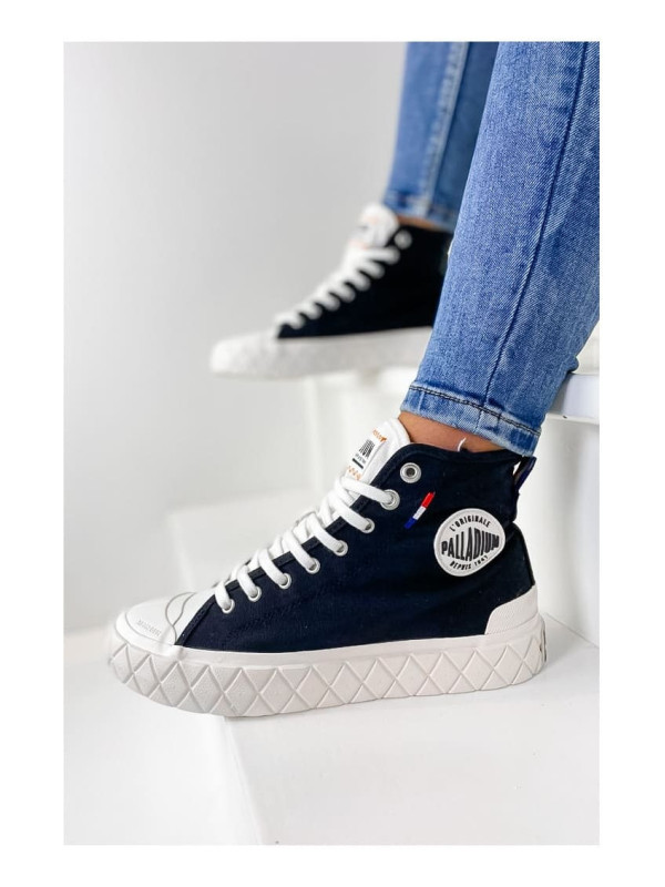 PALLA ACE CANVAS MID Black - Palladium