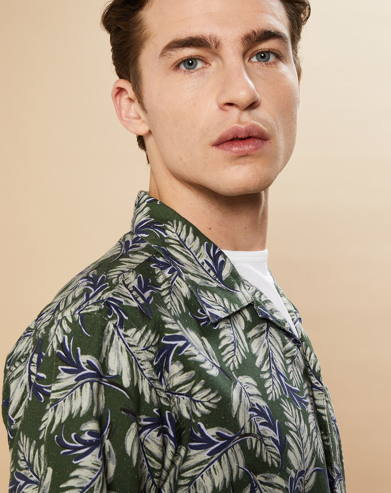 Hartford Chemise Regular Phil army bleue