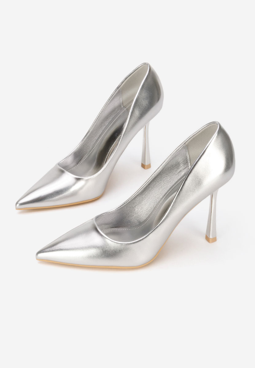 Chaussures stiletto argent Isabele