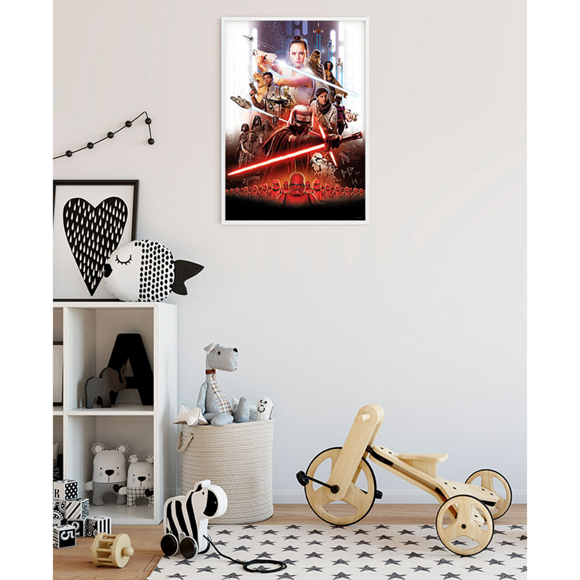 Wandbild STAR WARS MOVIE POSTER REY - 50x70 cm