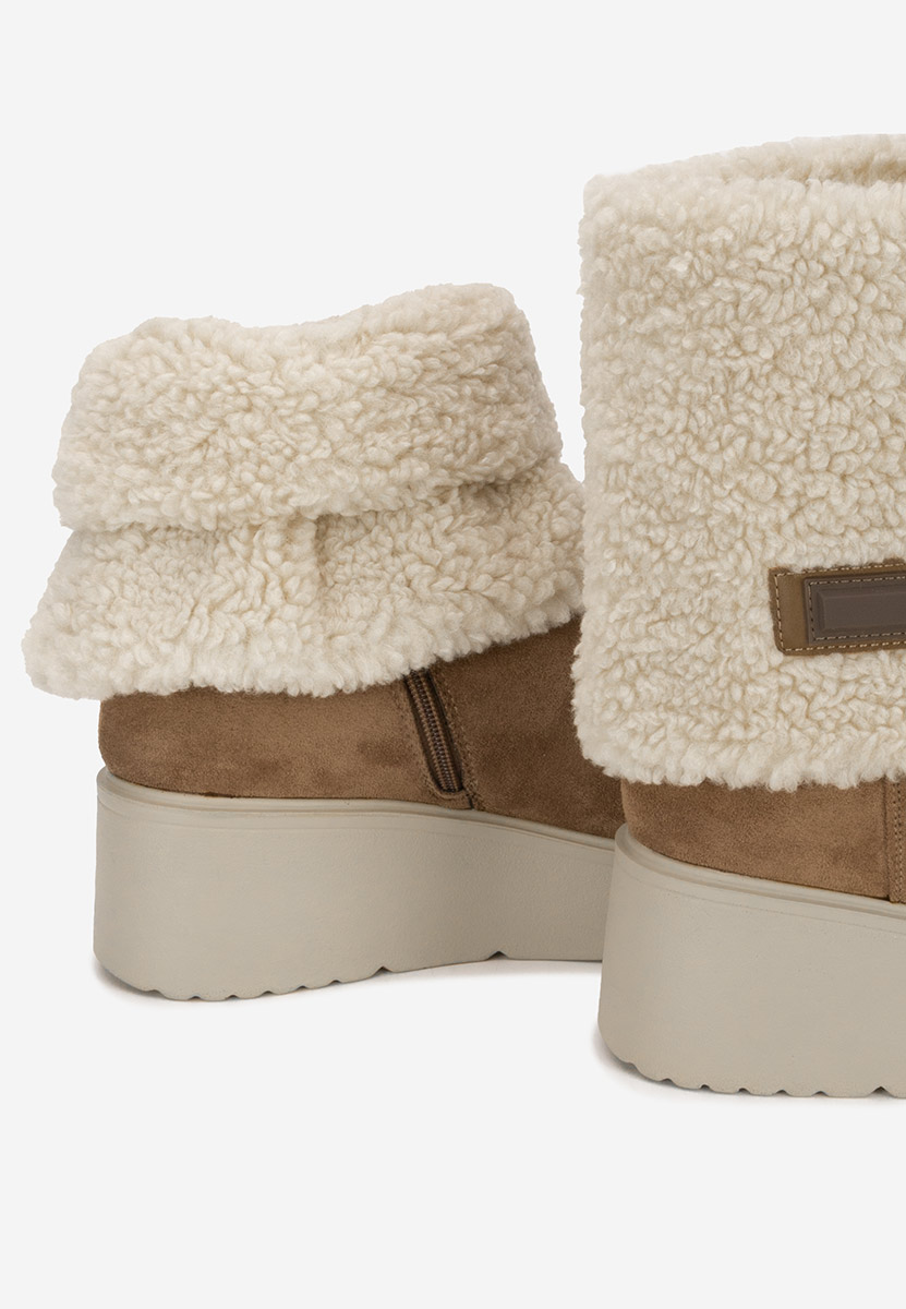 Bottes fourrées femmes kaki Galtea V2