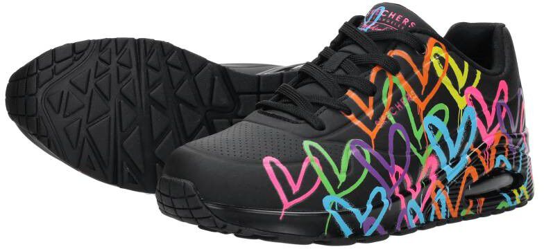 Skechers Jgoldcrown: Uno - Highlight Love zwart
