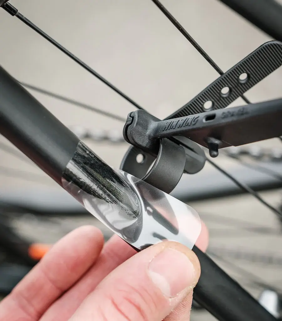 Ass Savers Mini Achterspatbord WRS-2 Win Wing Road Rood/Zwart