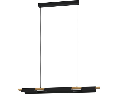 LED hanglamp 27W 3850 lm 3000K HxL 110x100 cm zwart/bruin