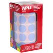 Gommette apli ronde 20mm coloris bleu clair rouleau    1770 unites
