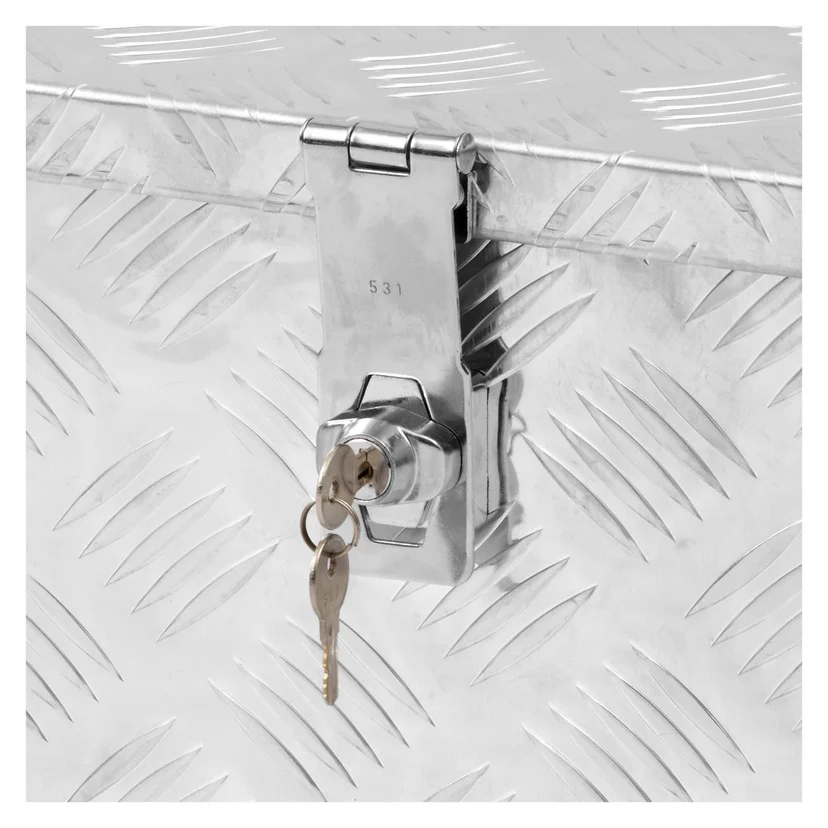 Aluminiumskasse 76x25x32 cm