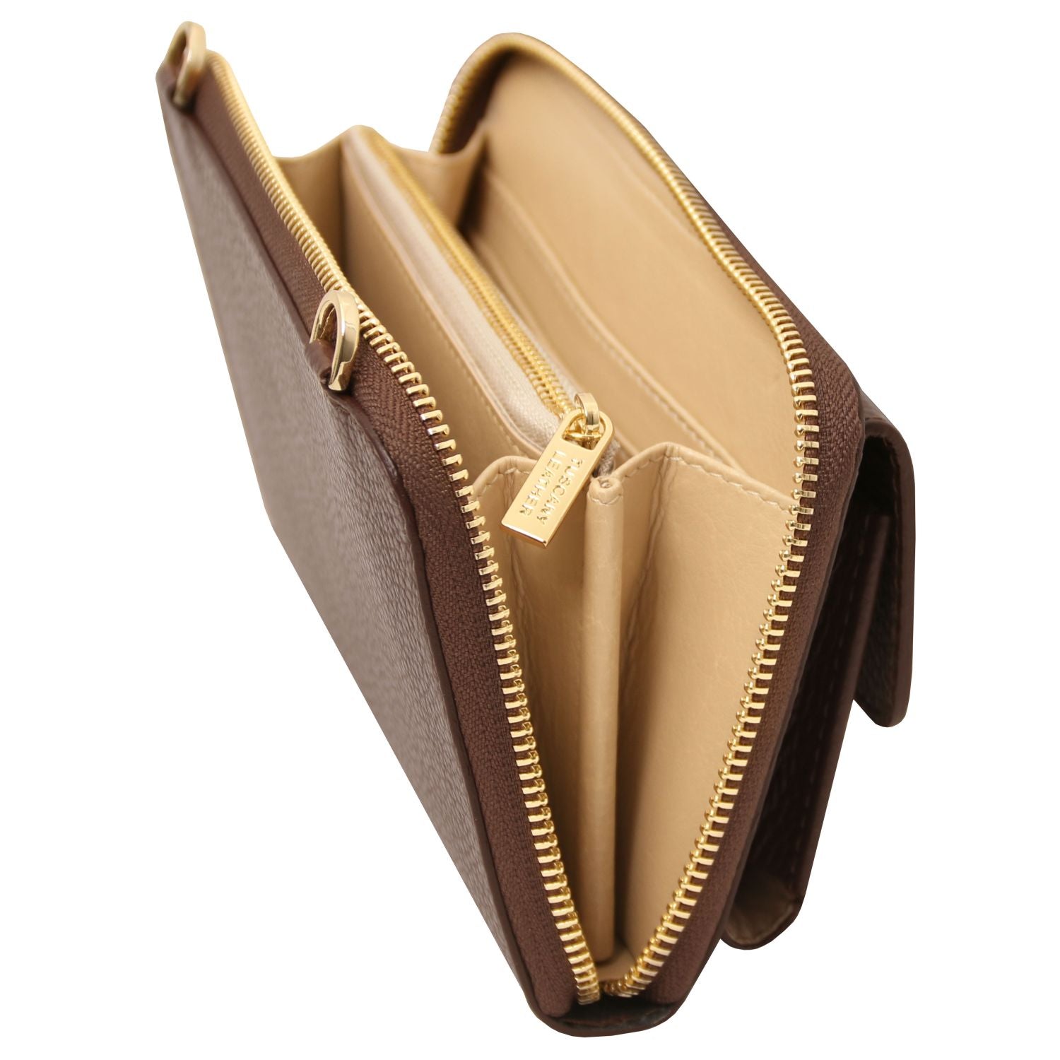 TL142433 – Urania – leren Portemonnee/phone holder with strap
