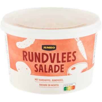 Jumbo Rundvleessalade met Aardappel, Rundvlees, Augurk en Wortel 1kg