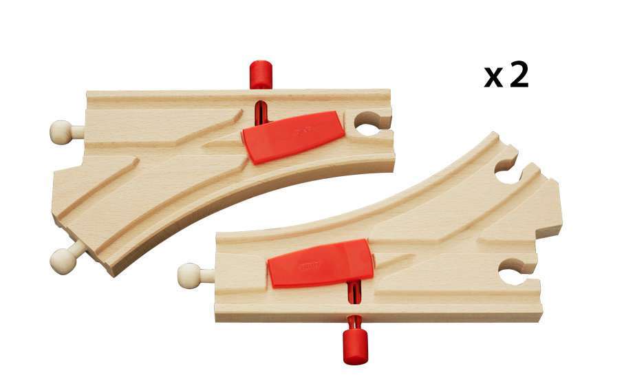BRIO Spiel Mech. Weichenpaar (L1/M1)