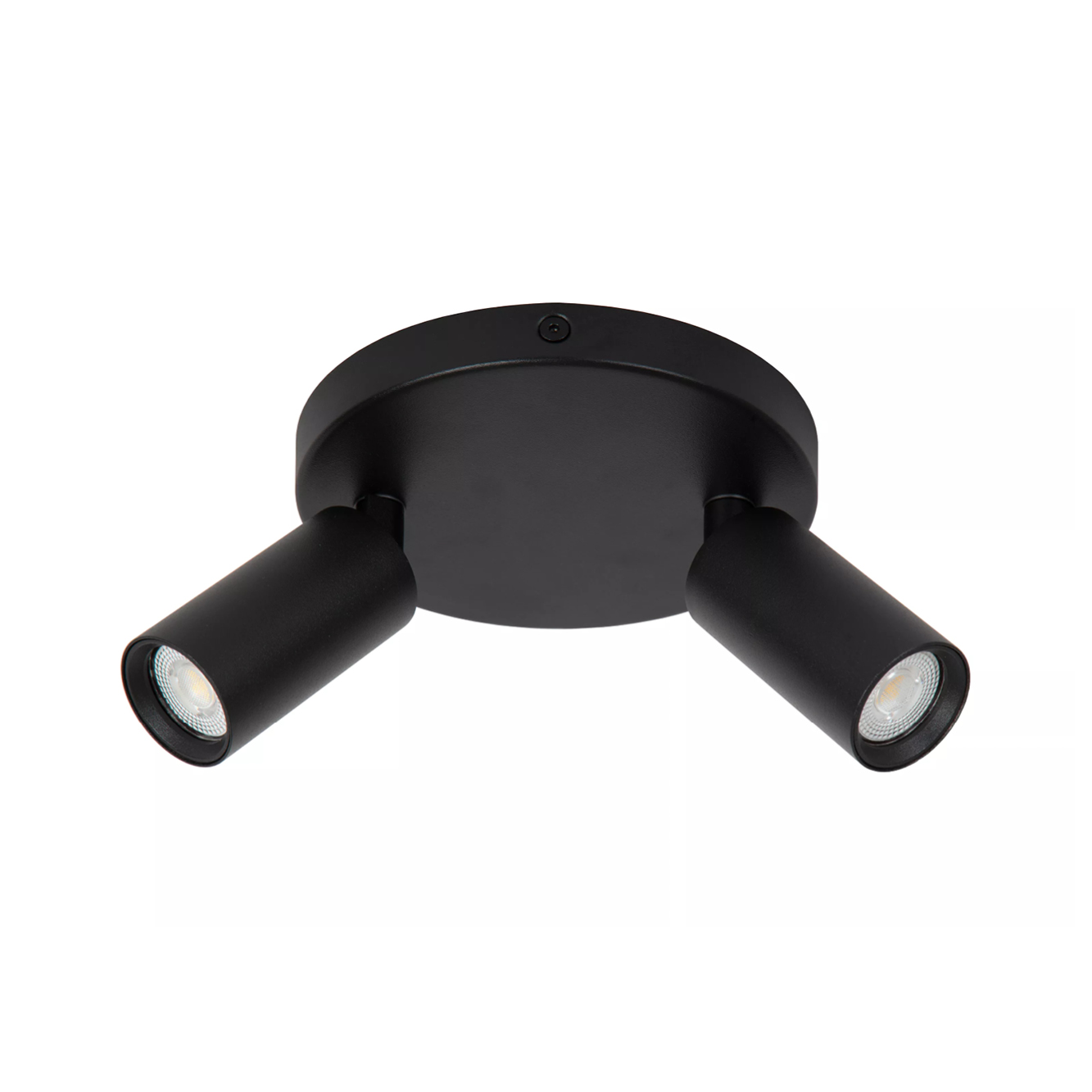RITMO PLAFONDSPOT Ø 15CM 2-LICHTS ZWART
