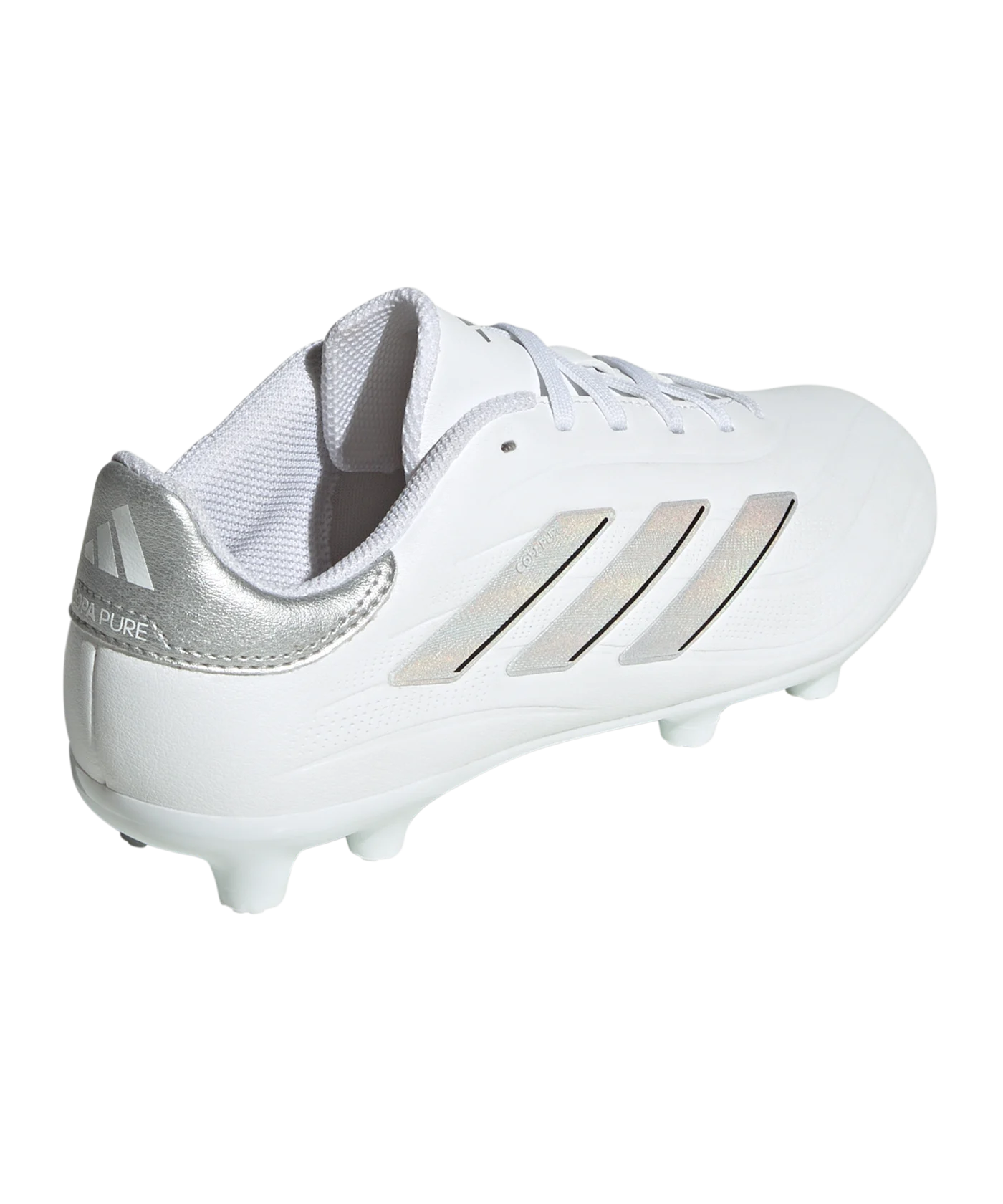 adidas COPA Pure 2 League FG Kids Pearlized Weiss Silber