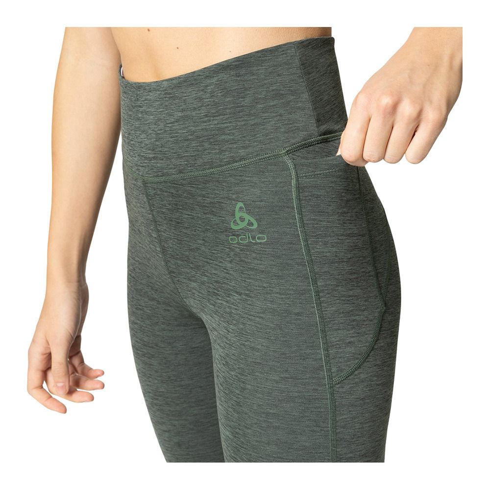 Odlo ACTIVE 365 MELANGE - Collant Femme camping green melange
