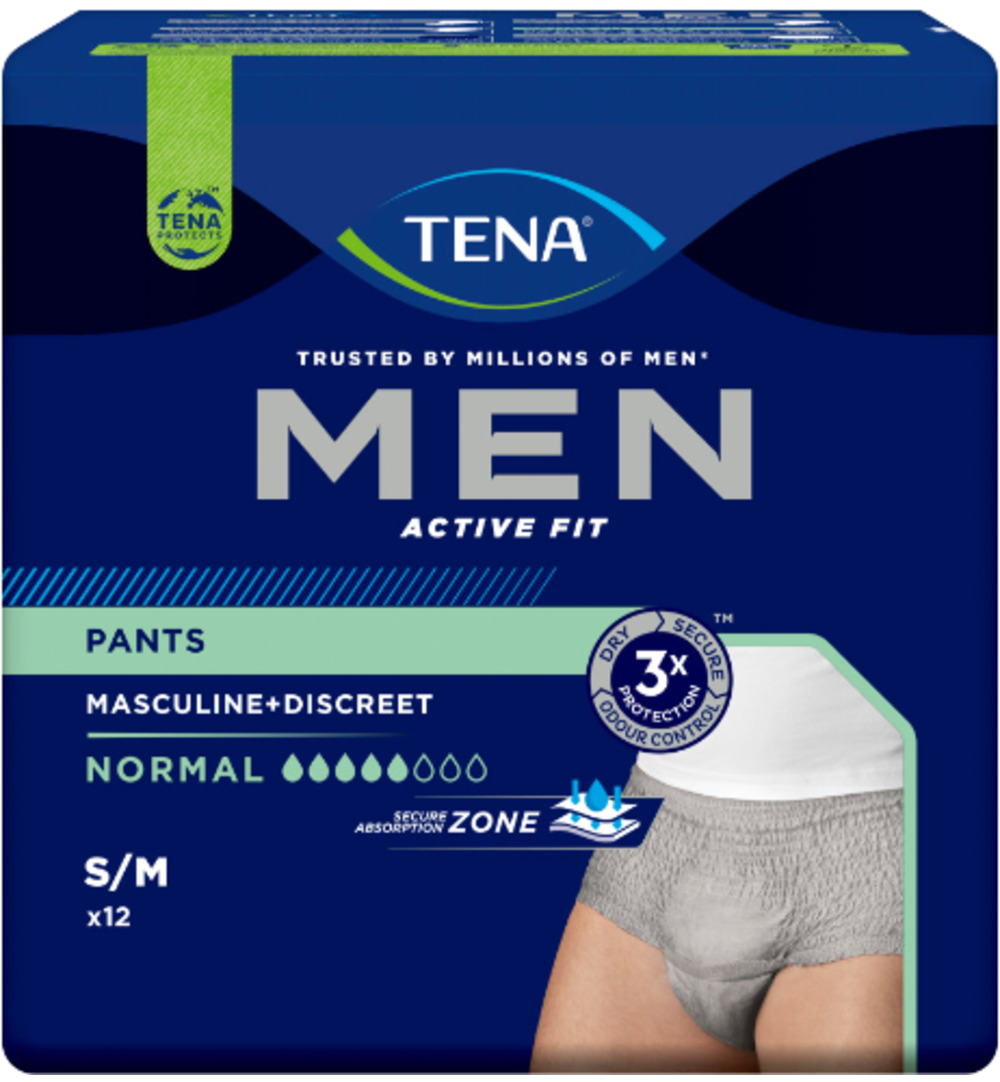 Tena Men Active Fit Normal Small/Medium (12 stuks)