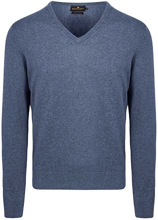 Trui Cashmere V-hals Kobaltblauw SM1201.0001-2200/PU-V-COCASH-STEPP-ROYAL kopen