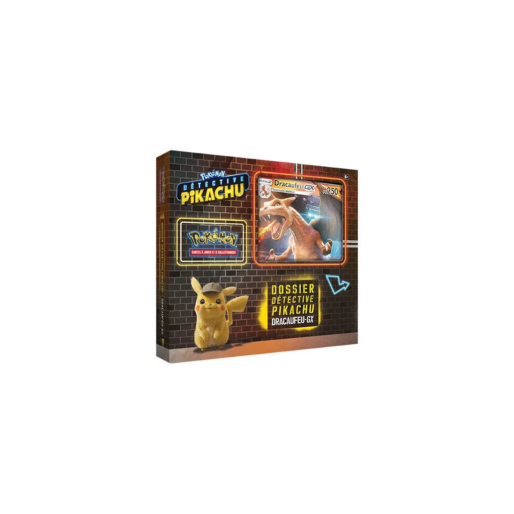 Dossier Détective Pikachu : Coffret Dracaufeu GX