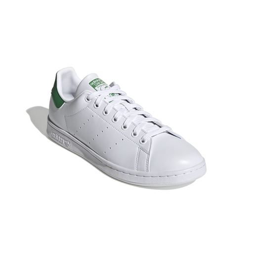 Adidas Stan Smith Sneakers, Cloud White/Green, 41 1/3