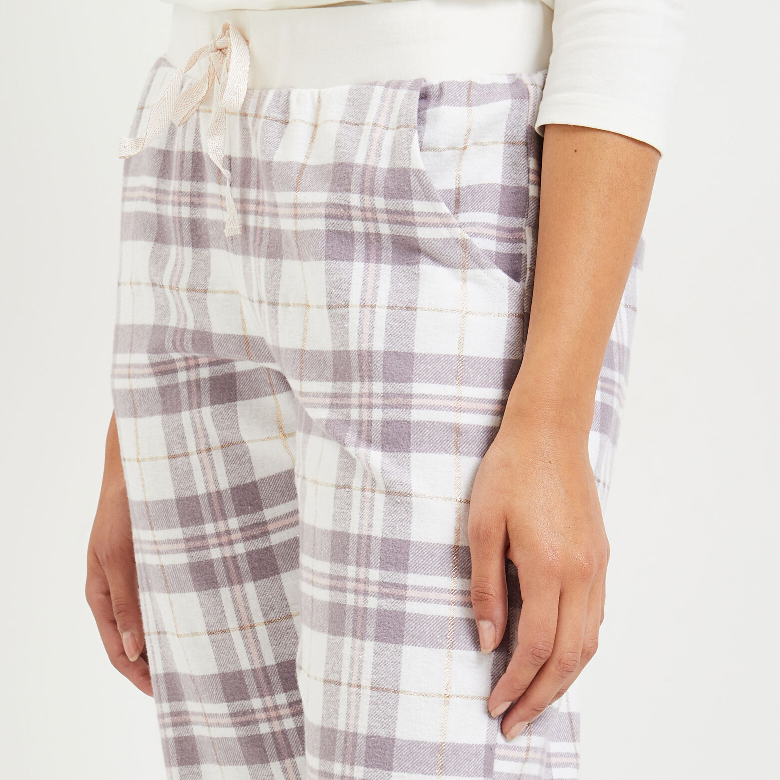 Pantalon pyjama carreaux femme