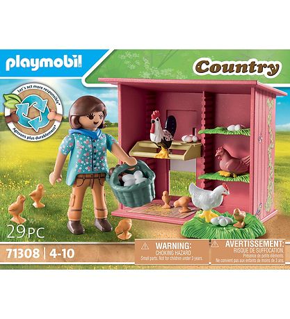 Playmobil Country - H?ne med Kyllinger - 71308 - 29 dele