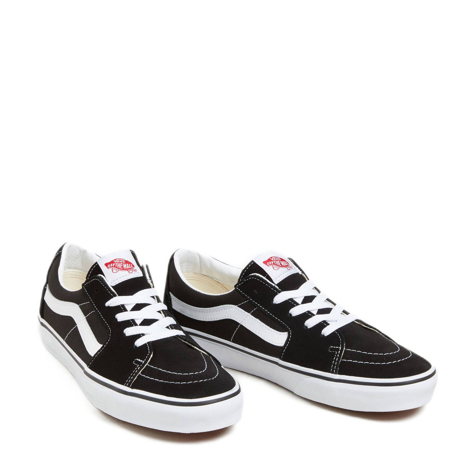 VANS SK8 Low suède sneakers zwart/wit