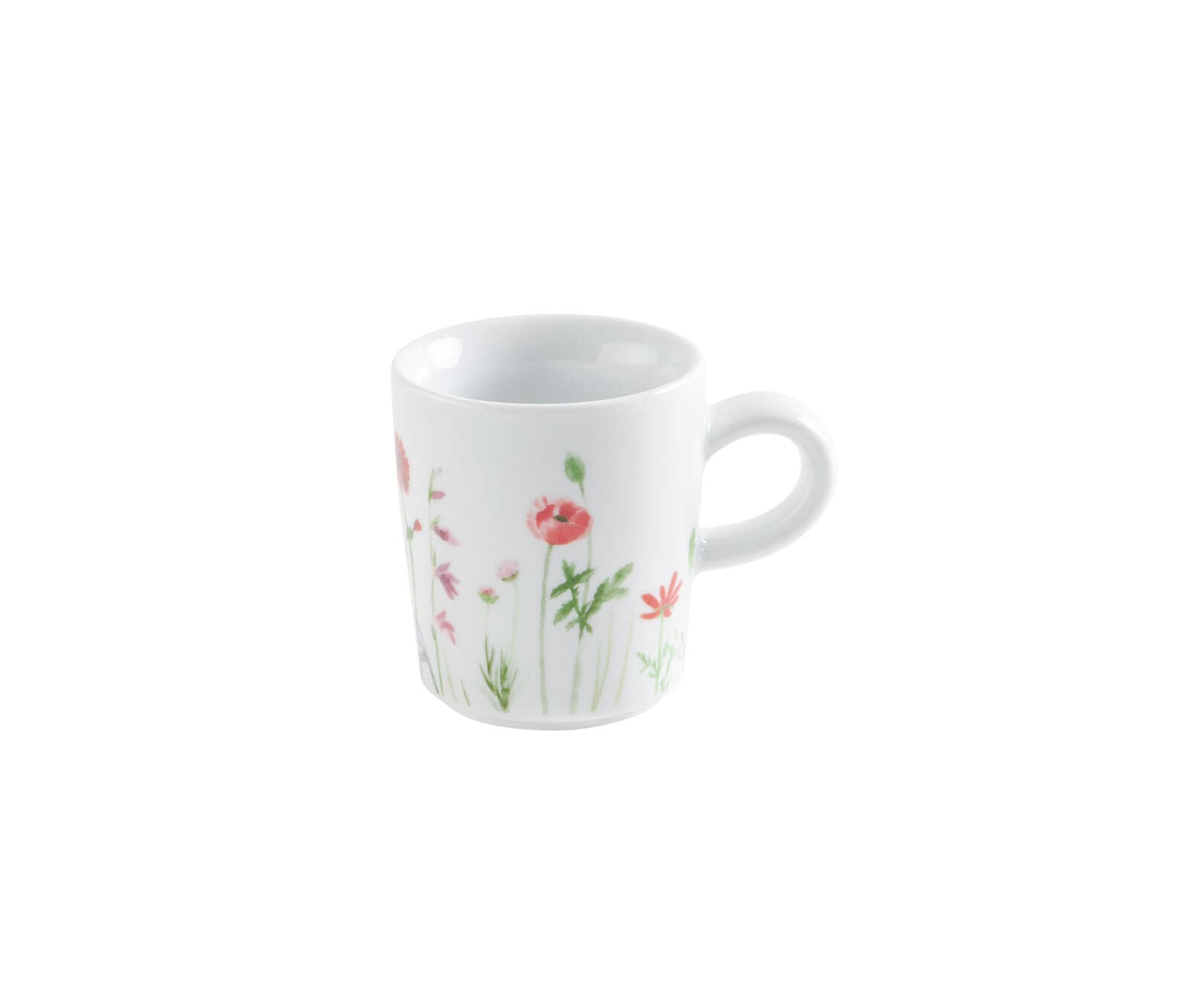 KAHLA Espressotasse FIVE SENSES Weiß mit Blumendekor