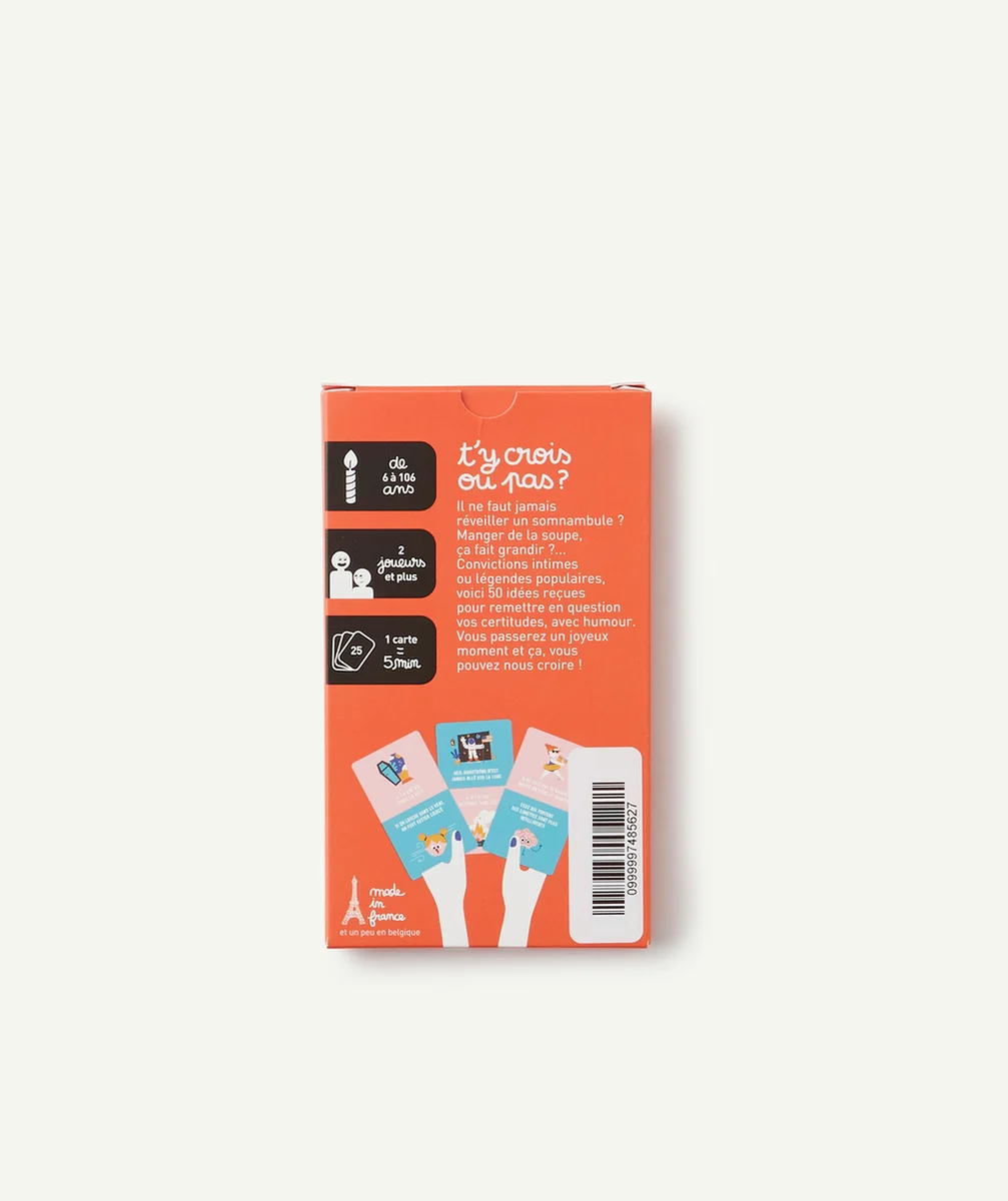 MINUSLE JEU DE 25 CARTES T'Y CROIS OU PAS ?