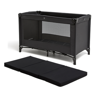 Beemoo CARE Reiseseng Inkl. Madrass, Black