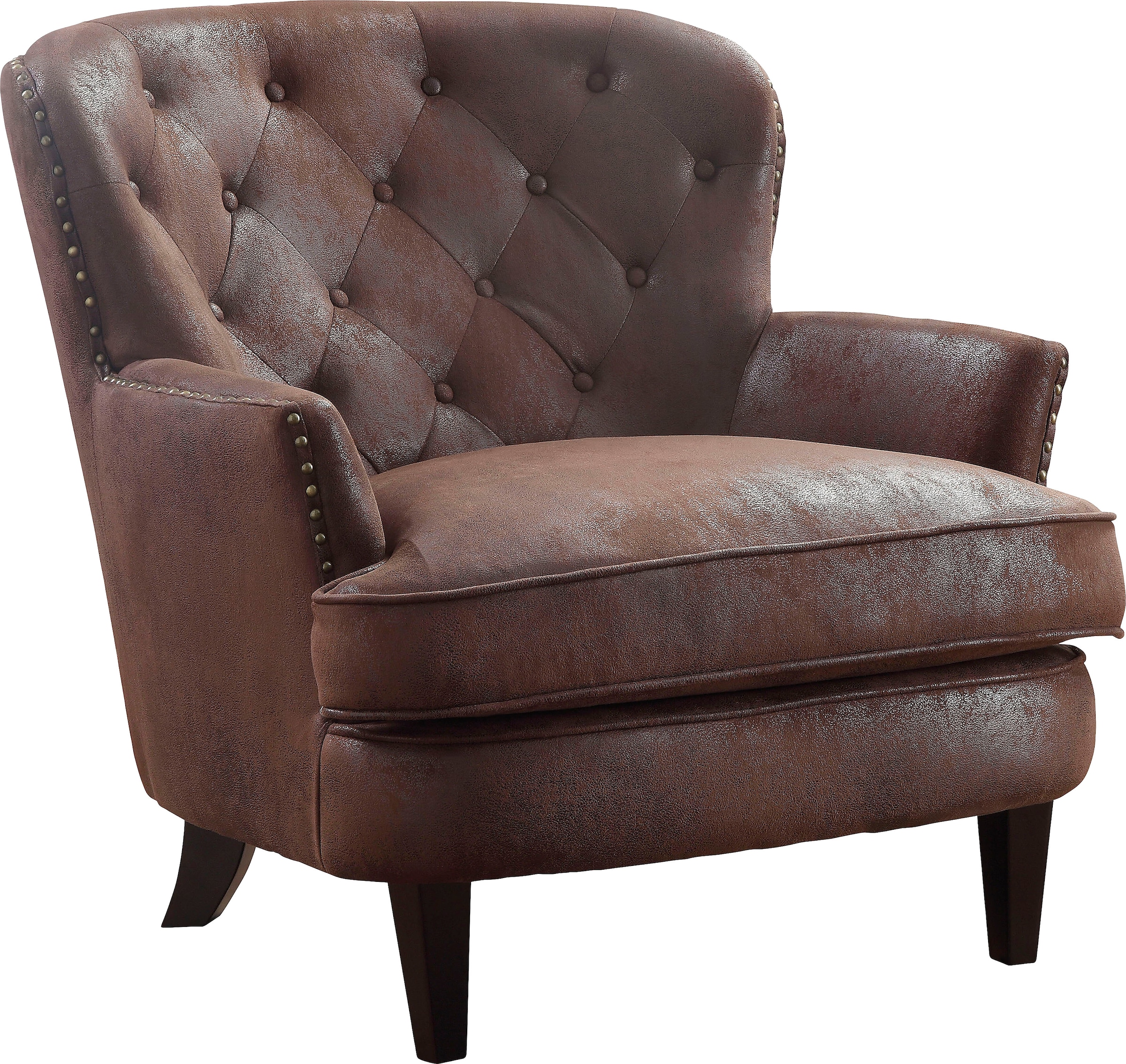 ATLANTIC home collection Sessel »Leo« mit Taschenfederkern