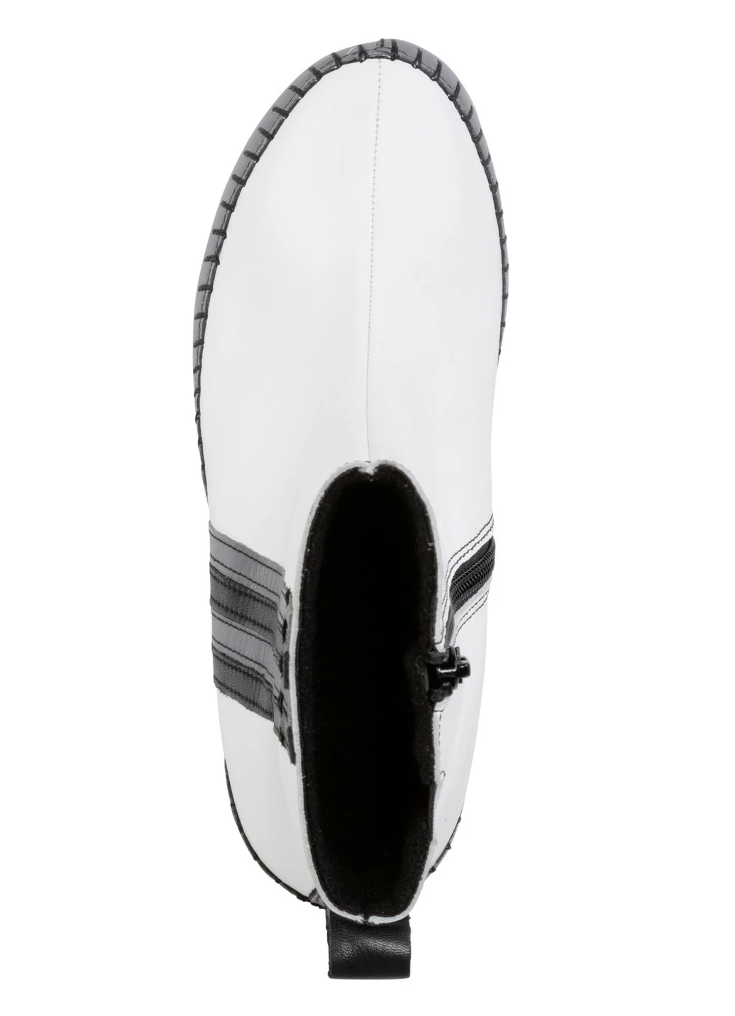 Gemini Stiefelette aus Rind-Nappaleder mit Kontraststreifen