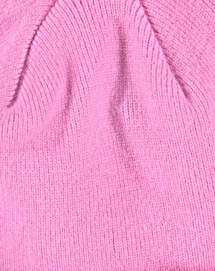 Strick-Mütze NMNMOSO in ibis rose