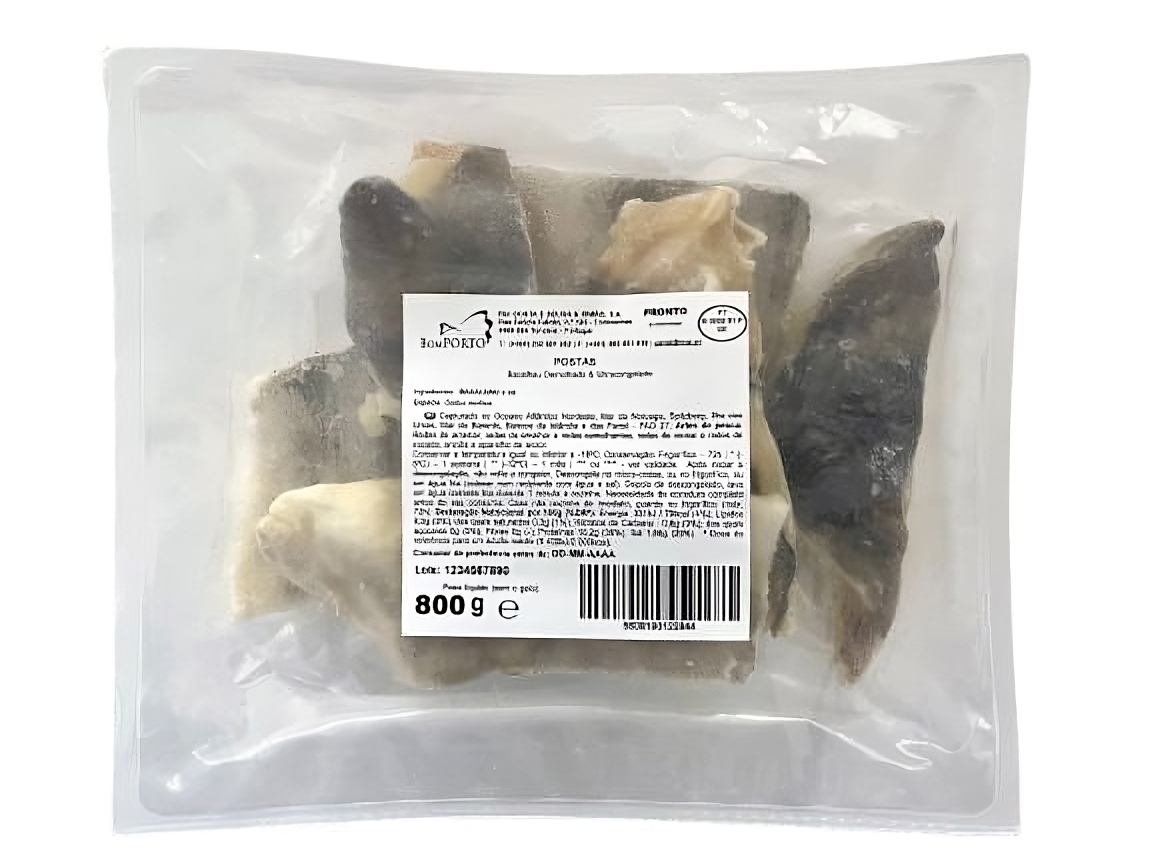 BACALHAU DEMOLHADO BOMPORTO POSTAS 800G #
