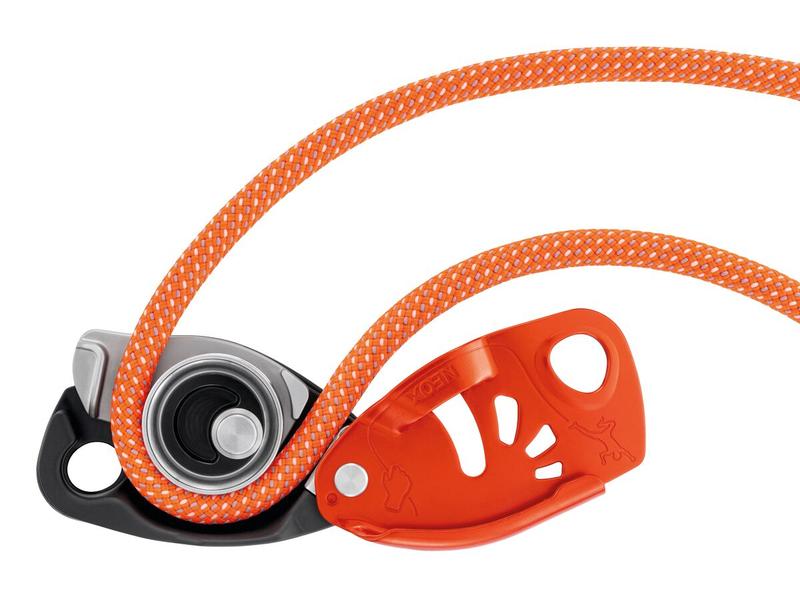 Petzl Neox Belay Device, Orange Sicherungs- und Abseilgerät
