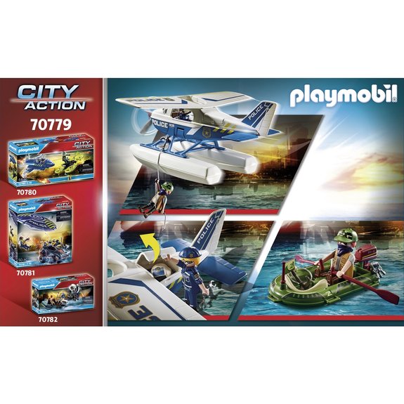 Hydravion de police et bandit - Playmobil City Action 70779