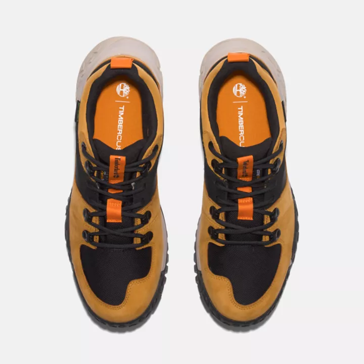 Chaussure de randonnée basse à lacets Motion Scramble imperméable pour homme en jaune