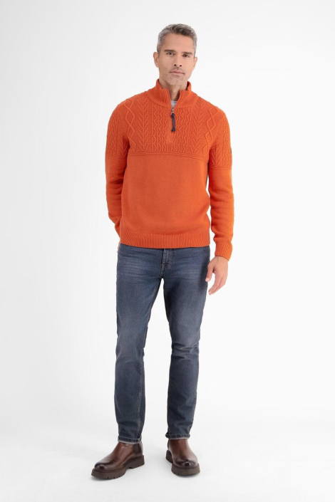Lerros oranje heren trui