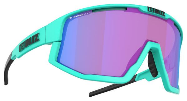 Lunettes Bliz Fusion Nano Optics Nordic Light Begonia / Turquoise