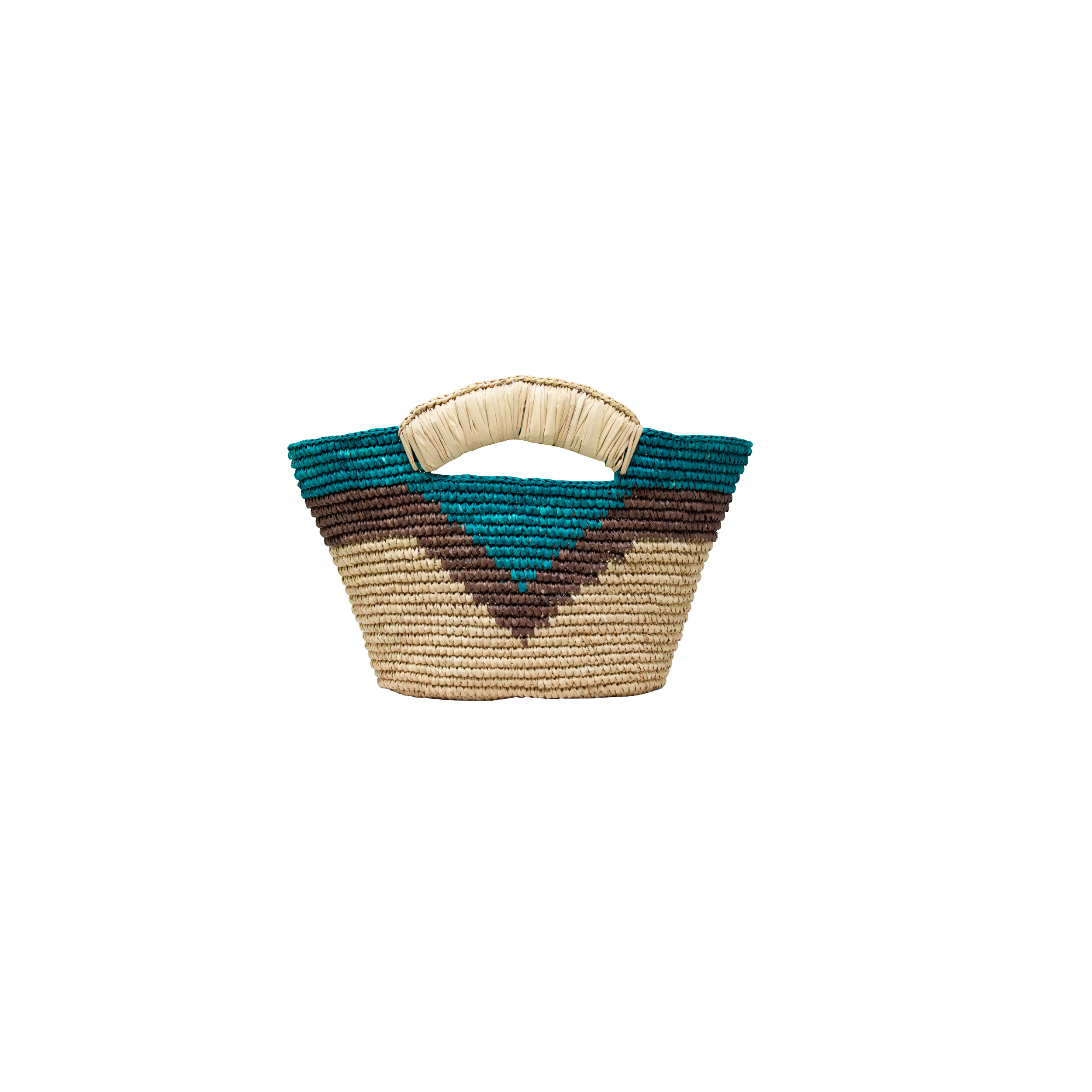 mini sac à main à motif géométrique
