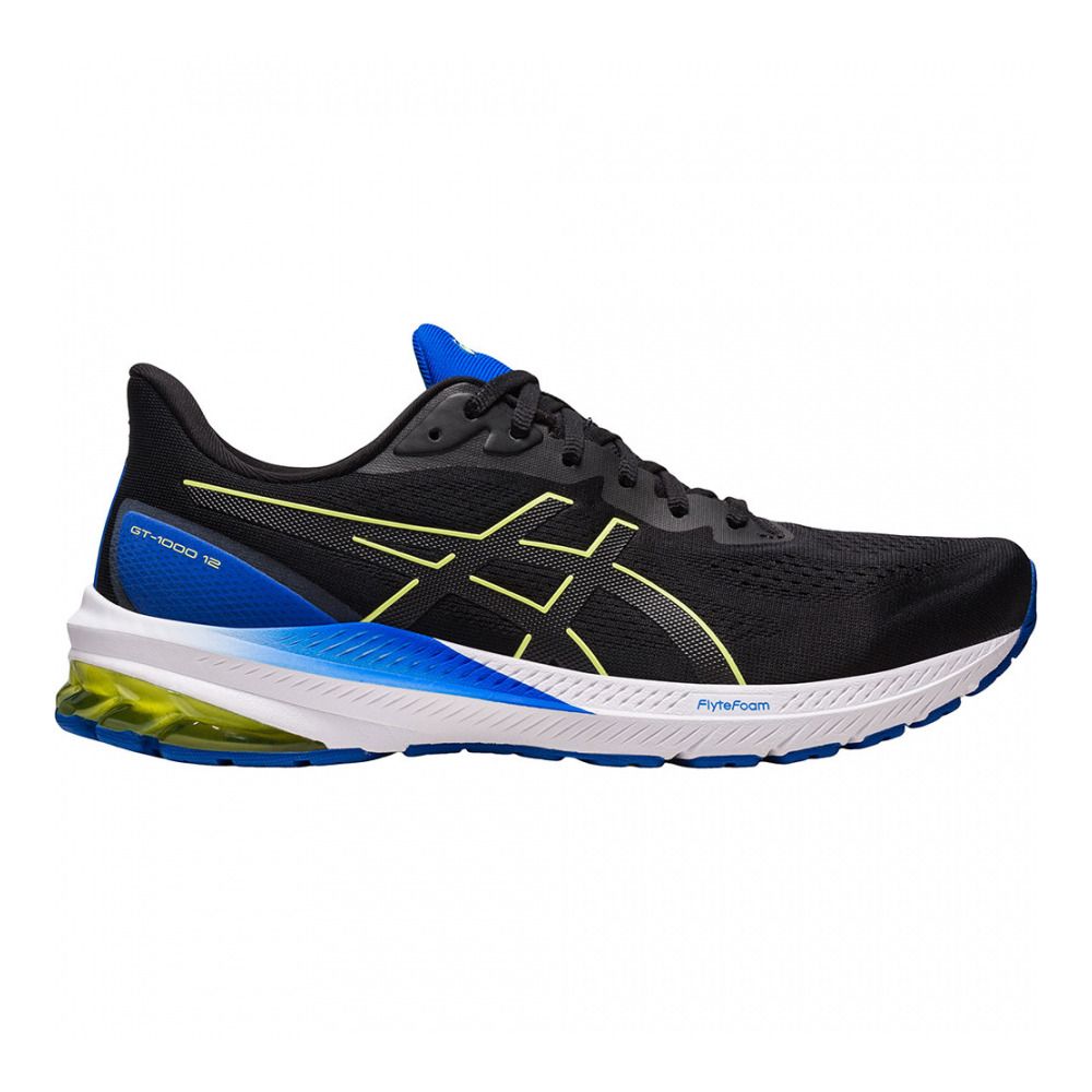 Asics GT-1000 12 - Chaussures running Homme black/glow yellow