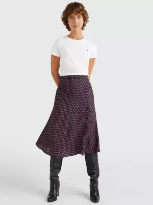 Camiseta Heritage com gola redonda