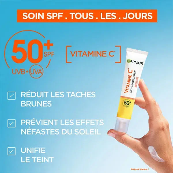Garnier Vitamina C Protetor Solar Diário Anti-UV FPS 50 - 40ml